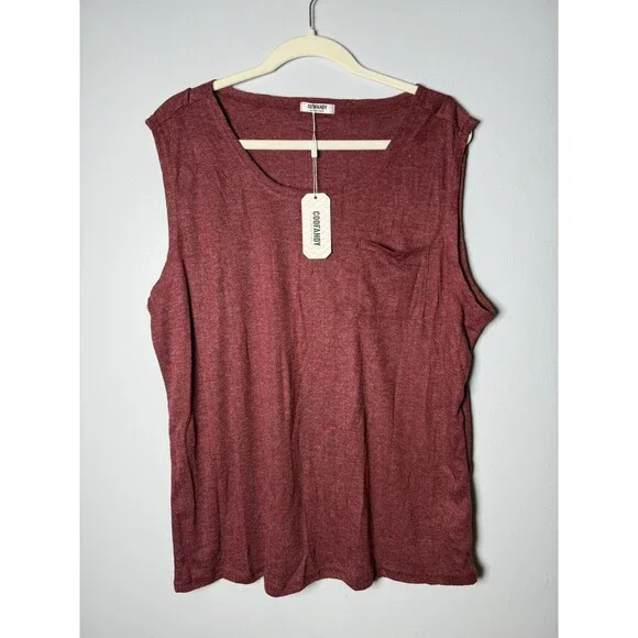 Coofandy Men’s Workout Tanks - 3 Pack Black White Red Size Large NEW - Picture 2 of 16